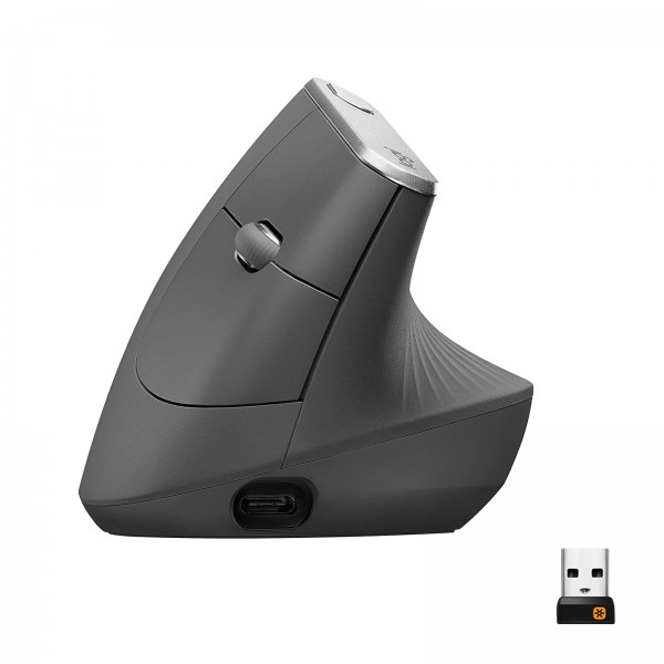 Souris ergonomique verticale USB (noire) - Souris PC - Garantie 3 ans LDLC