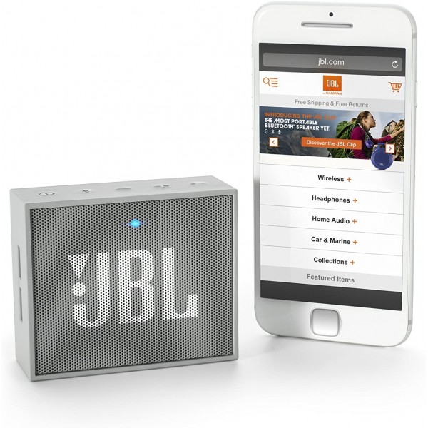 JBL GO 2 - Mini Enceinte Bluetooth portable GRIS (6925281903755)