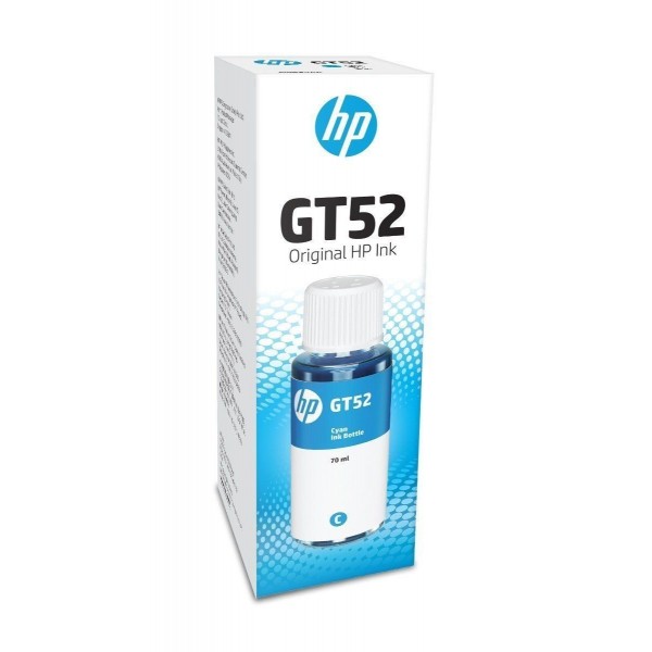 HP GT52 Cyan - Bouteille d'encre HP d'origine (M0H54AE)