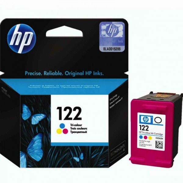 HP 122 trois couleurs - Cartouche d'encre HP d'origine (CH562HE)