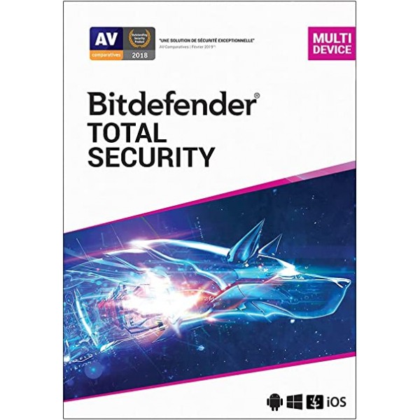 Bitdefender Total Security - 5 Postes / 1 an (CR_TS_5_12EXFR)