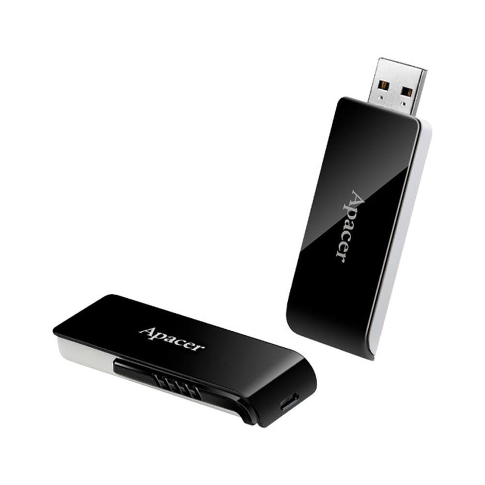 Clé USB - APACER 128GB USB3.0 Flash Drive AH350 BLACK (RP