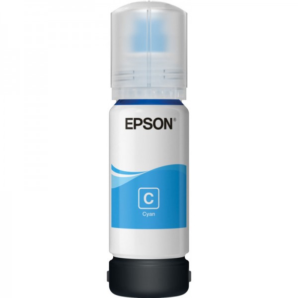 Bouteille d'encre Epson EcoTank d'origine 101 Cyan -  (C13T03V24A)