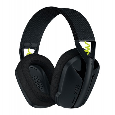 Logitech G435 Casque Gaming Bluetooth Sans Fil Noir (981-001050)