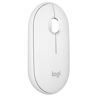 Logitech Pebble 2 M350s Souris sans fil Bluetooth-Blanc (910-007013)