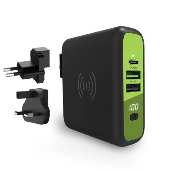 Chargeur Sans Fil +Powerbank Goui Mbala - 8000 mAh Qi + Chargeur mural (G-KITWIRELESS)