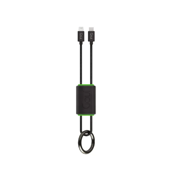 Câble iPhone Porte-Clés - Goui Lock Lightning vers Type C (27 cm) (G-NT15-8PIN-KC-K)