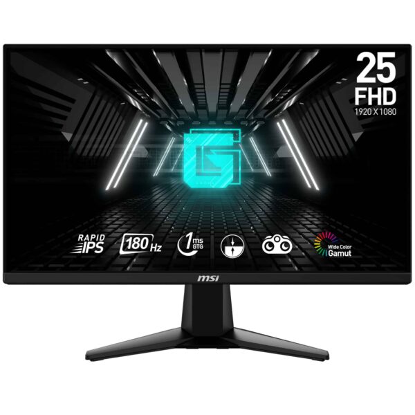 Moniteur MSI 24.5″ IPS 180Hz G255F – Full HD (4711377142670)