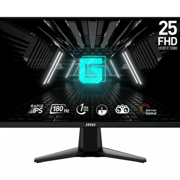 Ecran MSI G255F 24.5" Rapid IPS 180Hz (4711377142670)