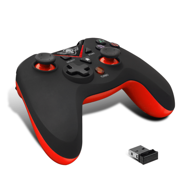 SPIRIT OF GAMER Manette de jeu XGP Wired sans fil – Compatible PS3 / PC (RFXGP)
