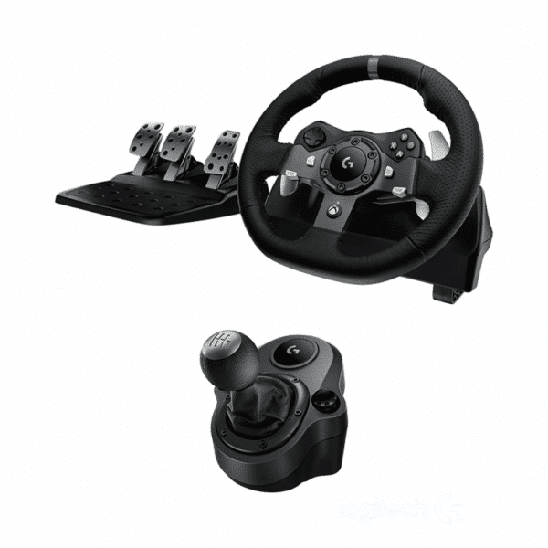 Logitech G920 - Volant de Course avec Pédales + Driving Force Shifter (Boite de Vitesse ) -PC , Xbox One , Xbox Series X et Xbox Series S