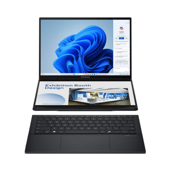 ASUS Ordinateur Portable Zenbook Duo UX8406CA 14" - U9 OLED - WQXGA - 32GO - 2TO SSD - W11H - double écran tactile et clavier détachable (90NB14X1-M003A0)