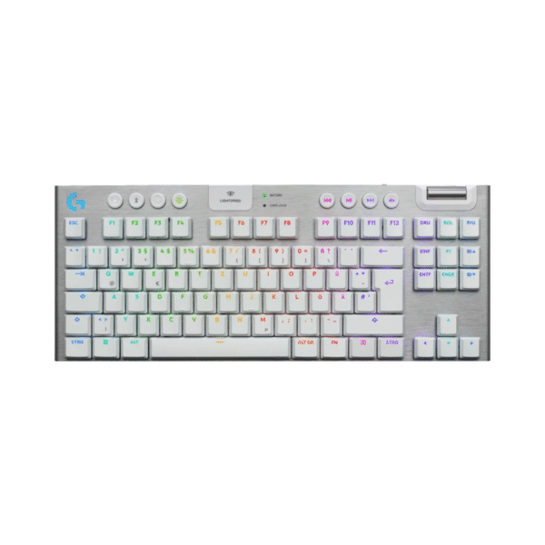 Logitech G915X TKL Lightspeed Clavier Sans Fil Gaming (Tactile Version) - Blanc (920-012737)