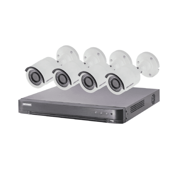 Hikvision Kit vidéo surveillance Turbo HD 4 caméras bullet (IROSXW5FDPIS)