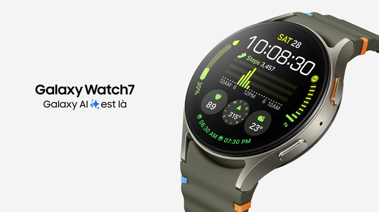 Capteurs santé Samsung Galaxy Watch 7